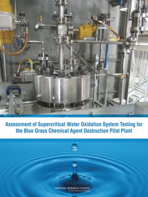 cover image of Assessment of Supercritical Water Oxidation System Testing for the Blue Grass Chemical Agent Destruction Pilot Plant